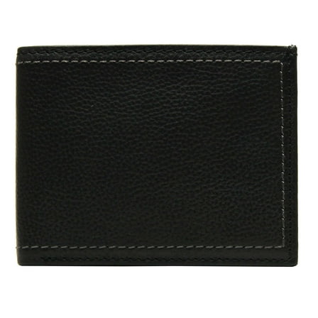 George Male Casual Dressy Trifold Wallets, Black