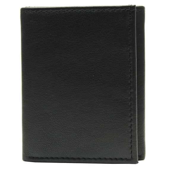 George Male Dressy Trifold Wallets, Black