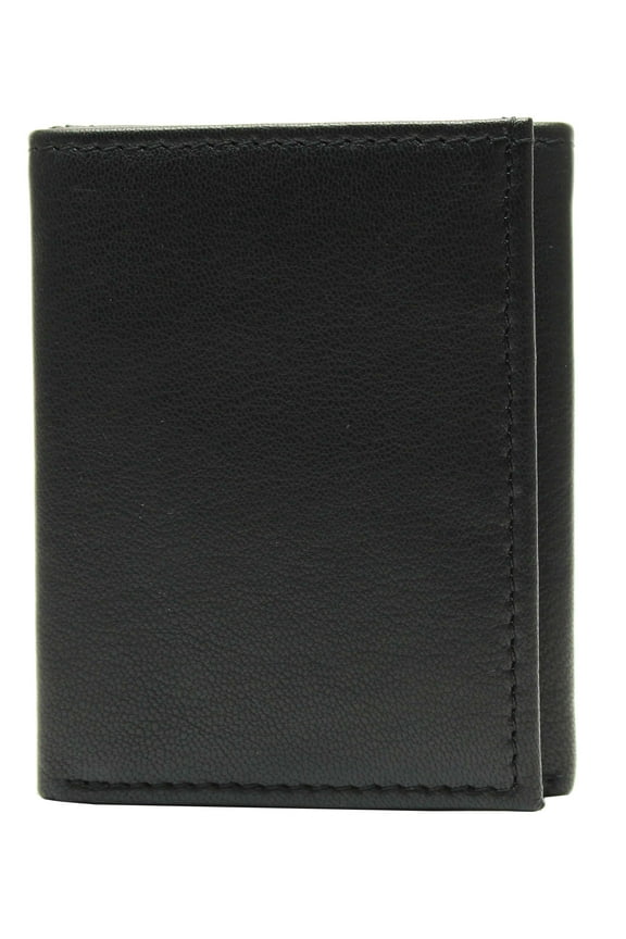 Male Dressy Trifold Wallets, Black
