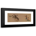 thumbnail image 1 of George Markendorff 18x9 Black Modern Framed Museum Art Print Titled - Deer Hunt (1900), 1 of 5