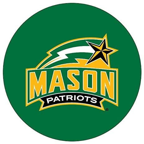 George Mason Patriots DECAL RR 4" Round Vinyl Auto Home Window Glass University of