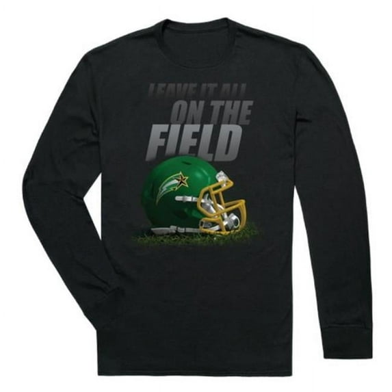 George Mason Patriots Gridiron Long Sleeve T-Shirt, Black - Large