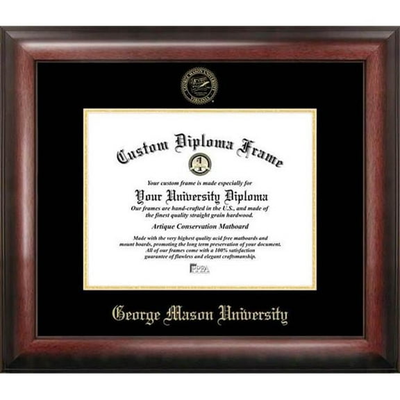 George Mason University Gold Embossed Diploma Frame