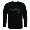 thumbnail image 1 of George Mason University Mens Script Crewneck T-Shirt, Black - Large, 1 of 1