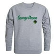 thumbnail image 1 of George Mason University Mens Script Crewneck T-Shirt, Heather Gray - 2XL, 1 of 1