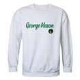 thumbnail image 1 of George Mason University Mens Script Crewneck T-Shirt, White - Small, 1 of 1