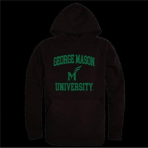 George Mason University Patriots Seal Hoodie, Black - Small