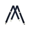 thumbnail image 1 of George Men's Polyester Terry Suspenders, Navy, One Size, 1 of 1