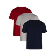 GEORGE Men's 3-Pack Crewneck Tee with Short Sleeves, Sizes XS-3XL