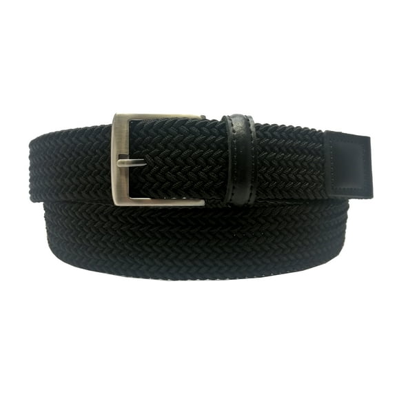 George Men's 35MM Black Stretch Belt