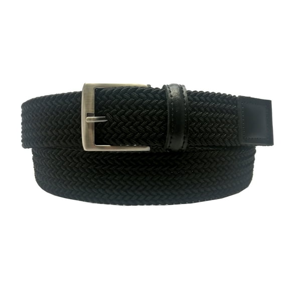 George Men's 35MM Black Stretch Belt