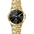 thumbnail image 1 of George Men's 41mm Gold Tone Genuine Diamond Bracelet Watch, 1 of 3