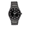 thumbnail image 1 of George Men's 41mm Gunmetal Tone Slim Case Bracelet Watch, 1 of 2