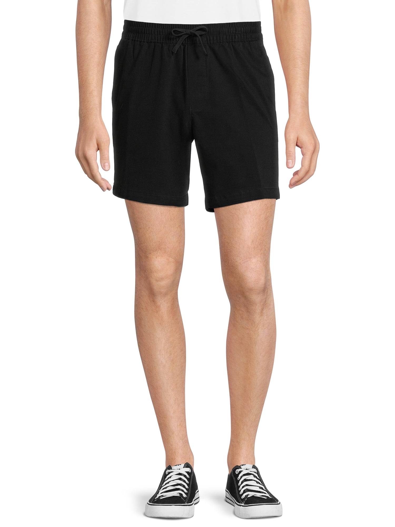 George Men’s 7” Twill Pull On Shorts - Walmart.com