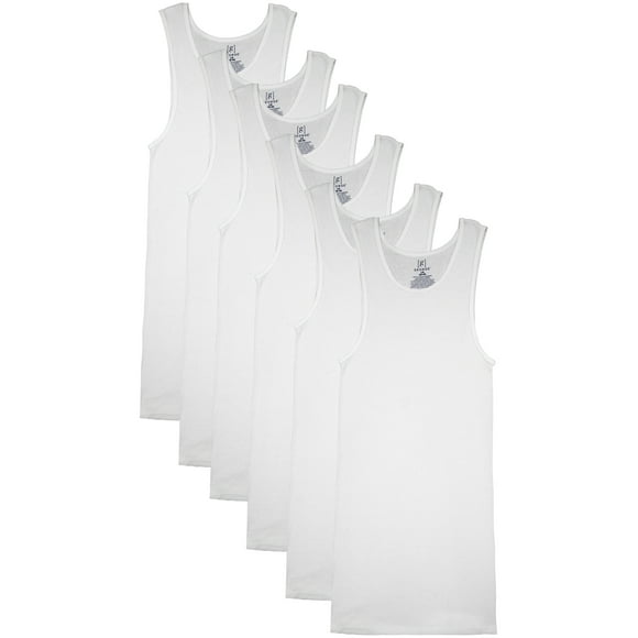 George Men’s A-Shirts, 6-Pack