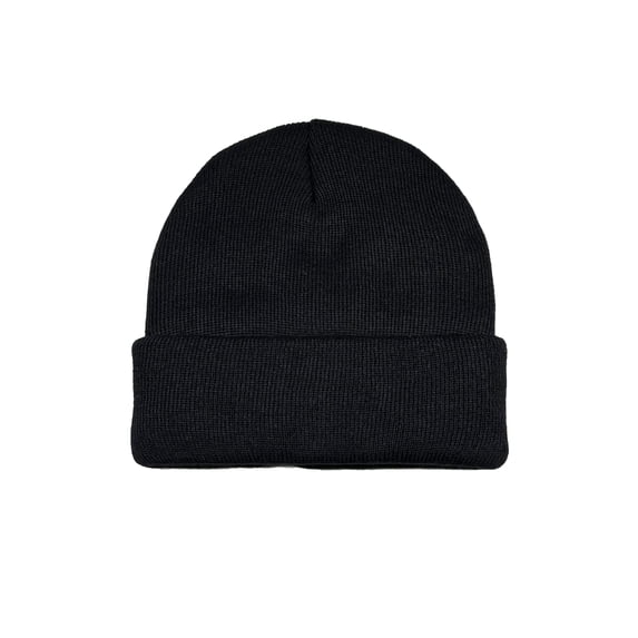 George Men's Arctic Cuff Knit Beanie,Black Soot