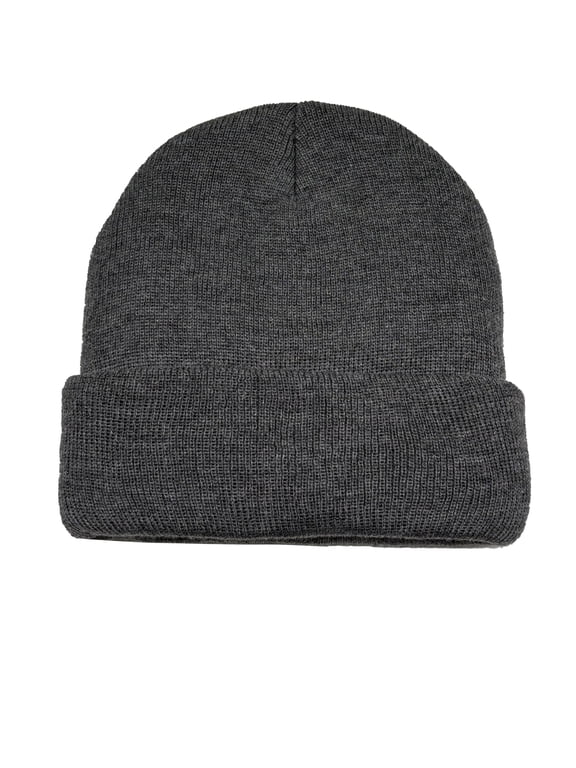 Men's Arctic Cuff Knit Beanie,Charcoal Grey Heather