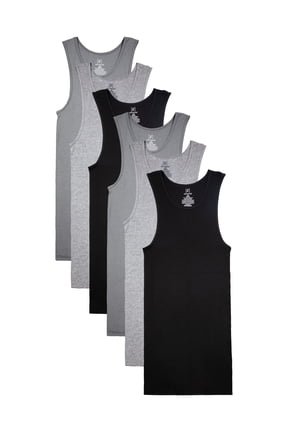 Men's Assorted A-Shirts, 6-Pack