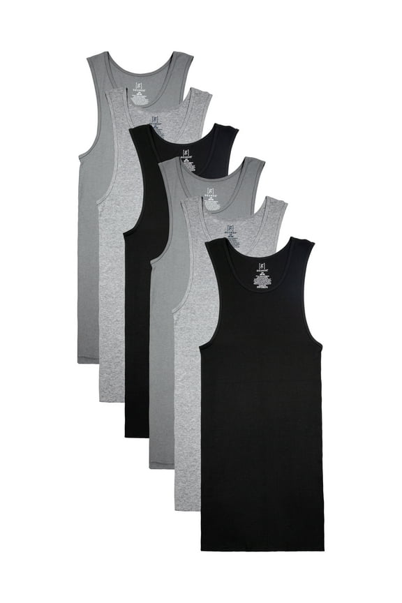 Men's Assorted A-Shirts, 6-Pack