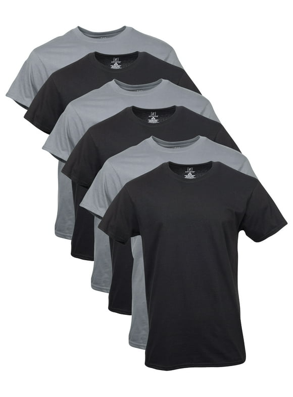 George Men's Assorted Crew T-Shirts, 6-Pack