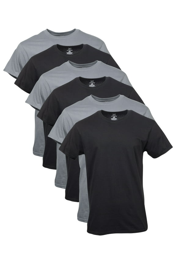 Men's Assorted Crew T-Shirts, 6-Pack