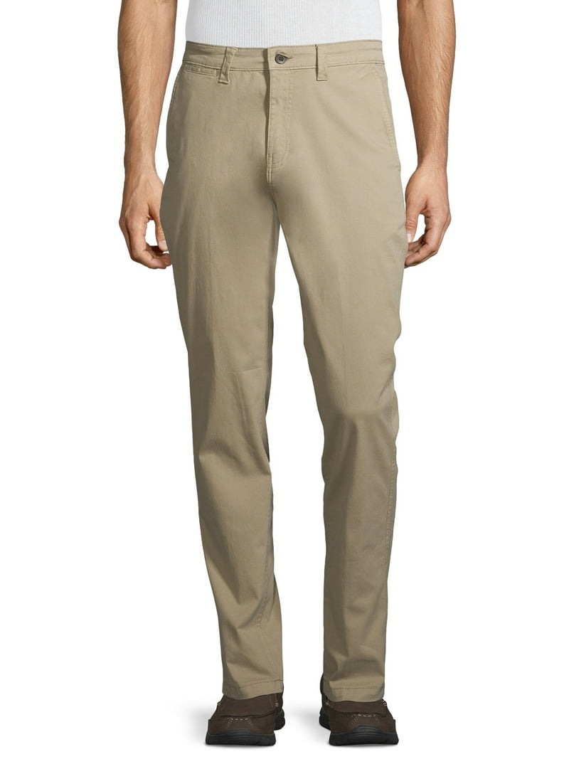 George Men's Athletic Fit Stretch Chino Pants - Classic Business
