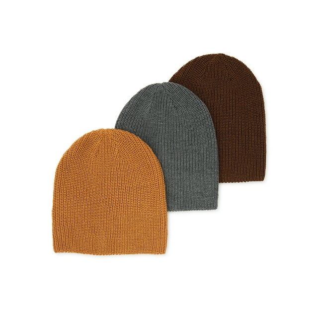 Men’s Beanie Set, 3Pack