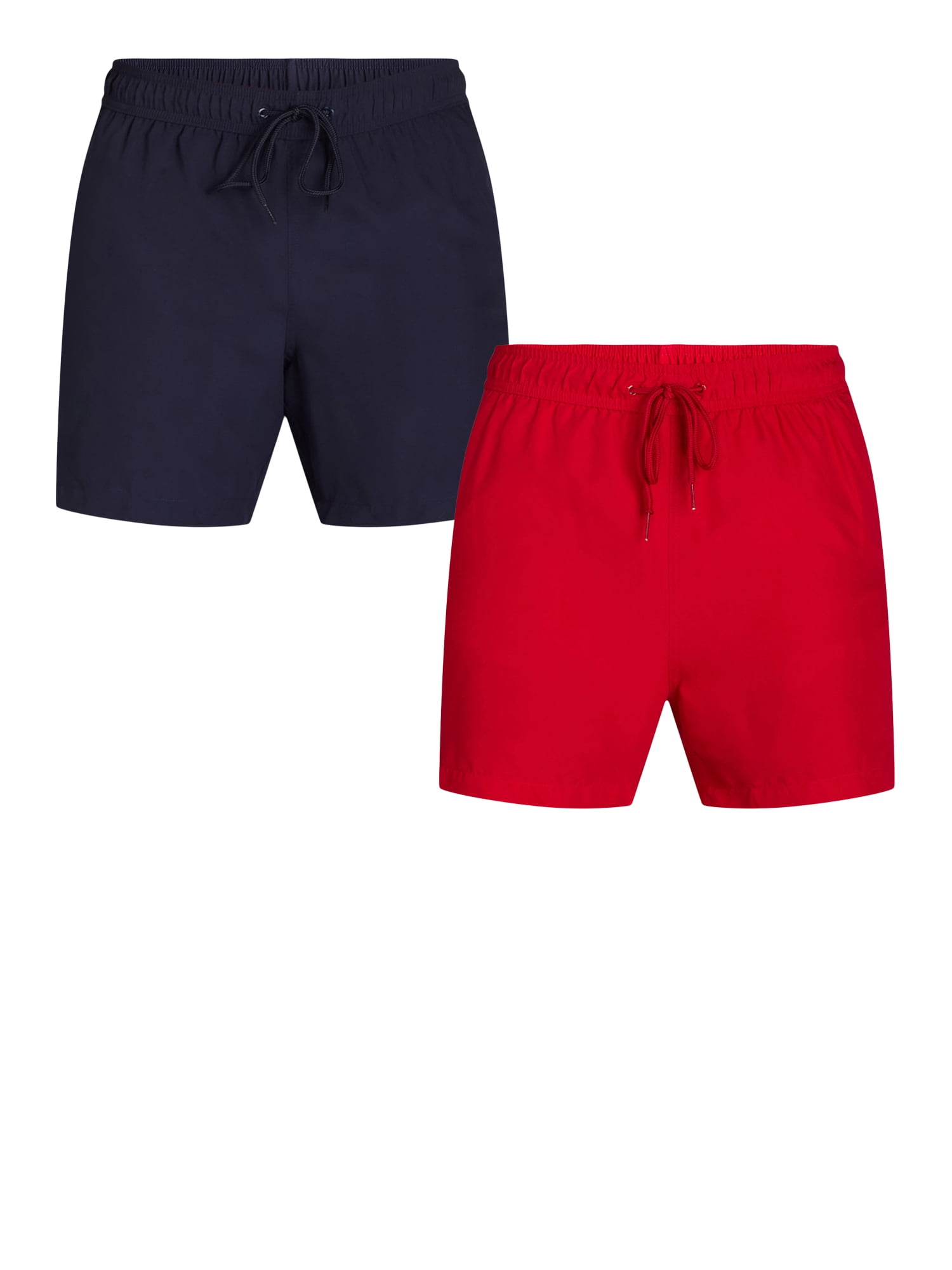 George Men's & Big Men's 2-Pack Swim Trunks, 6" Inseam, Sizes S-3XL