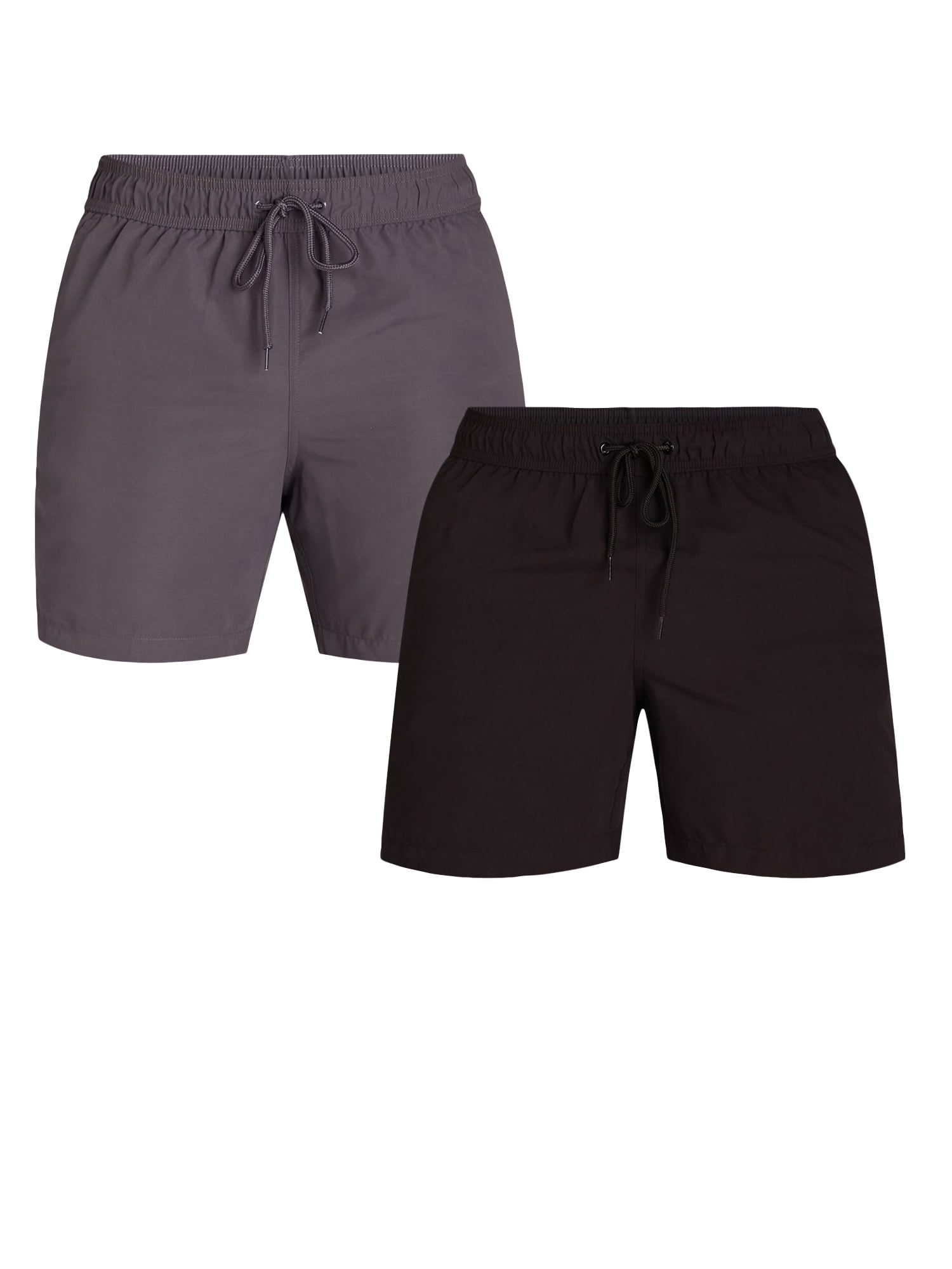 George Men's & Big Men's 2-Pack Swim Trunks, 6" Inseam, Sizes S-3XL