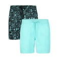 thumbnail image 1 of George Men's and Big Men's Swim Trunks, 6'' Inseam, 2-Pack, Sizes S-3XL, 1 of 5