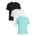 thumbnail image 1 of George Men's & Big Men's 3-Pack Crewneck Tee with Short Sleeves, Sizes XS-3XL, 1 of 4