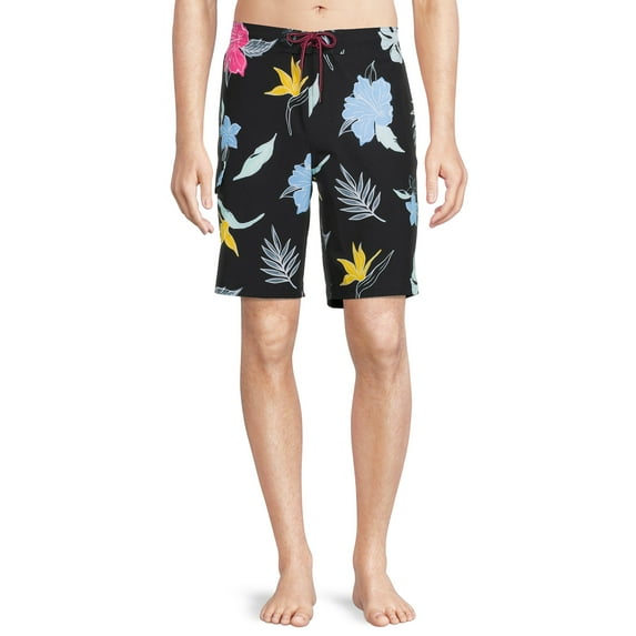 George Men's and Big Men's E-Board Swim Trunks with UPF 50+, 9" Inseam, Sizes S-3XL