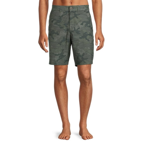 George Men's & Big Men's 9" Hybrid Swim Shorts with Stretch
