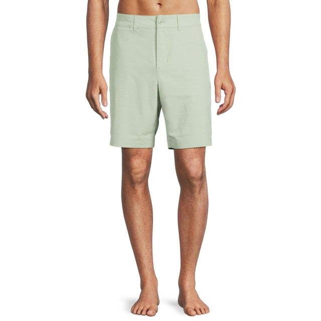 Men's & Big Men's 9" Hybrid Swim Shorts with Stretch