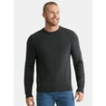 thumbnail image 1 of George Men's and Big Men's Cotton Blend Crewneck Sweater, Lightweight, Sizes XS-3XL, 1 of 5