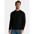 thumbnail image 1 of George Men's and Big Men's Cotton Blend Crewneck Sweater, Lightweight, Sizes XS-3XL, 1 of 5