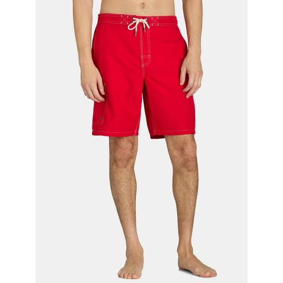 George Men's & Big Men's Cargo E-Board Shorts, 9" Inseam, Size S-3XL