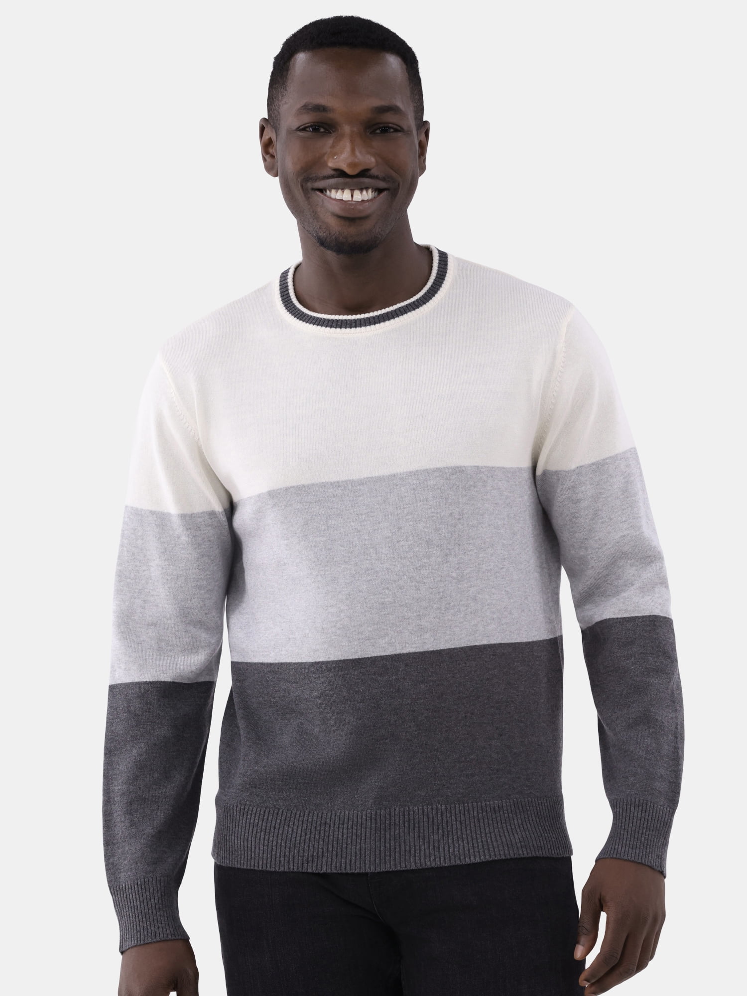 Colorblock crewneck hotsell