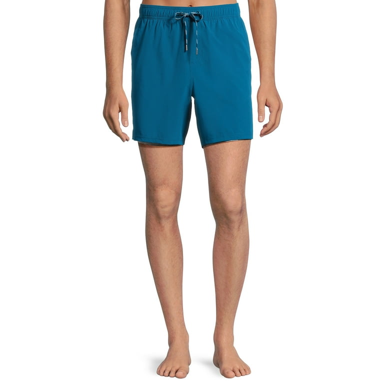 George Men s Big Men s Compression Lined Swim Trunks with UPF50 7 Inseam Sizes S 3XL