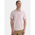 thumbnail image 1 of George Men's & Big Men's Cotton Knit Button Up Shirt with Short Sleeves, Sizes S-3XL, 1 of 5
