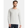 thumbnail image 1 of George Men's & Big Men's Crewneck T-Shirt with Long Sleeves, Size S-2XL, 1 of 5