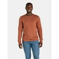 thumbnail image 1 of George Men's & Big Men's Cotton Crewneck T-Shirt with Long Sleeves, Size XS-3XL, 1 of 5