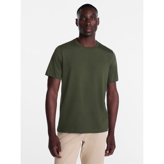 George Men's and Big Men's Crewneck Tee with Short Sleeves, Size XS-3XL