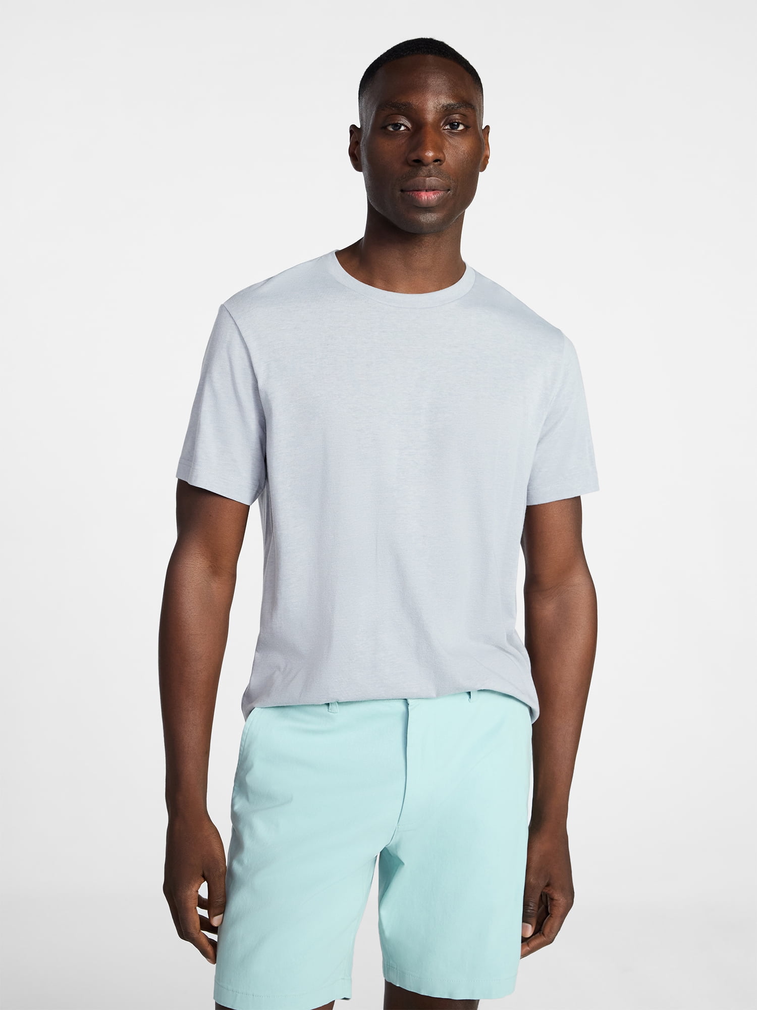 George Men's and Big Men's Classic Fit Crewneck Tee with Short Sleeves, Sizes XS-3XL