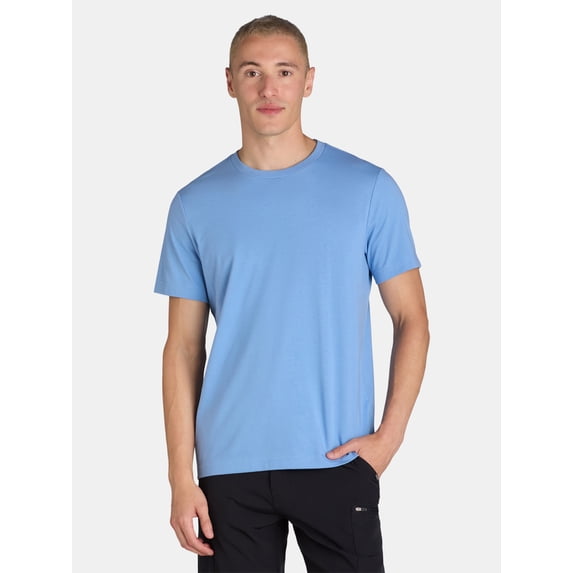 George Men's and Big Men's Classic Fit Crewneck Tee with Short Sleeves, Sizes XS-3XL