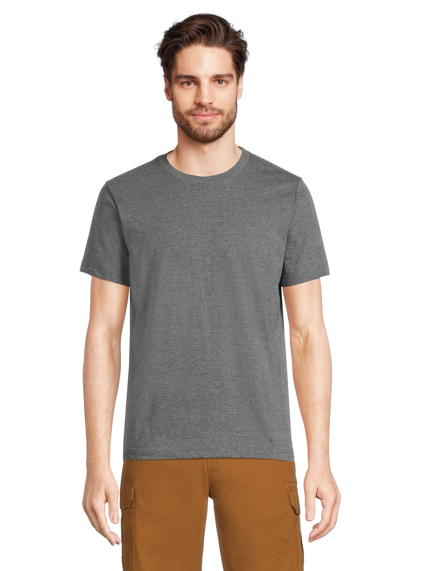 George Men's & Big Men's Crewneck Tee with Short Sleeves, Sizes XS-3XL - image 1 of 5