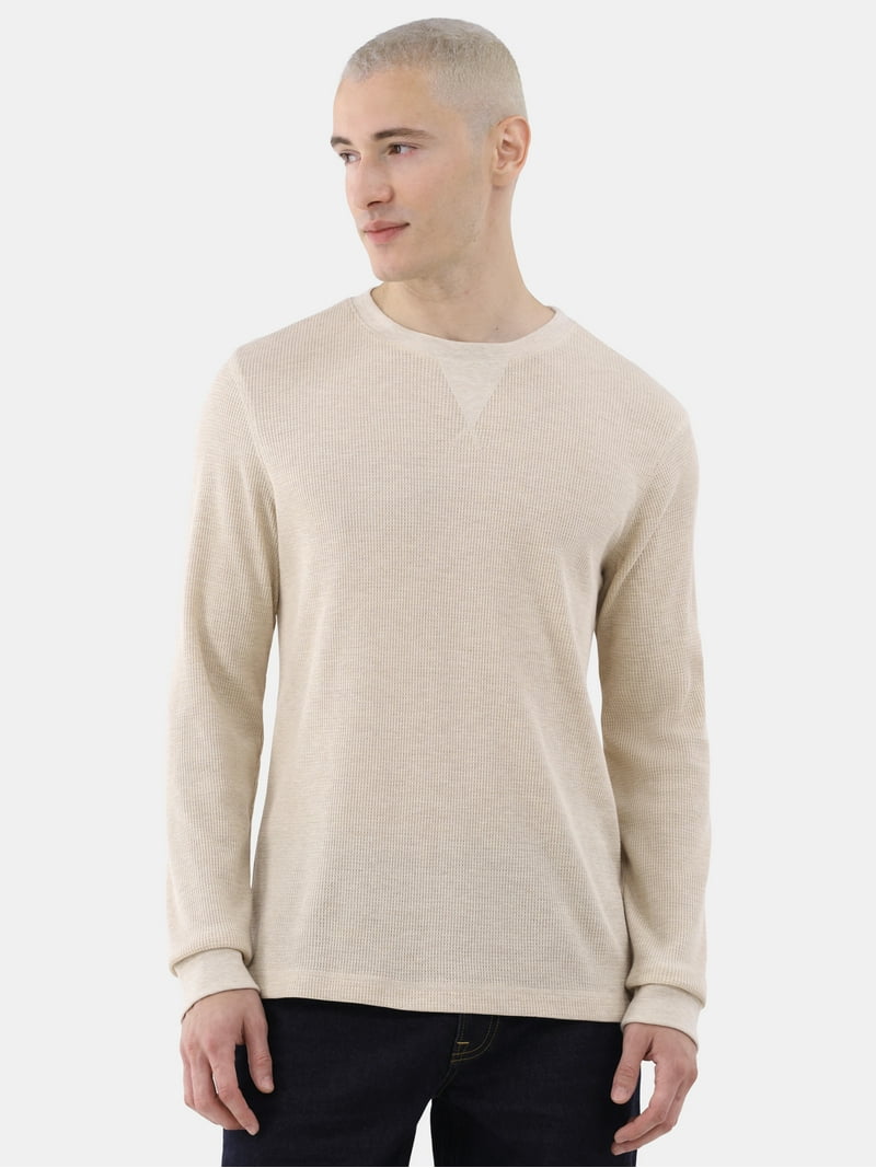 George men's Crewneck Thermal Shirt - Long Sleeve - XS-3XLT