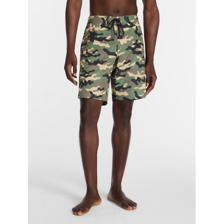 George Men's and Big Men's E-Board Swim Trunks with UPF 50+, 9" Inseam, Sizes S-3XL