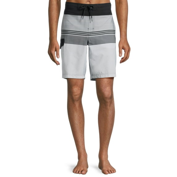 George Men's & Big Men's E-Board Swim Trunks with UPF 50+, 9" inseam, Sizes S-3XL