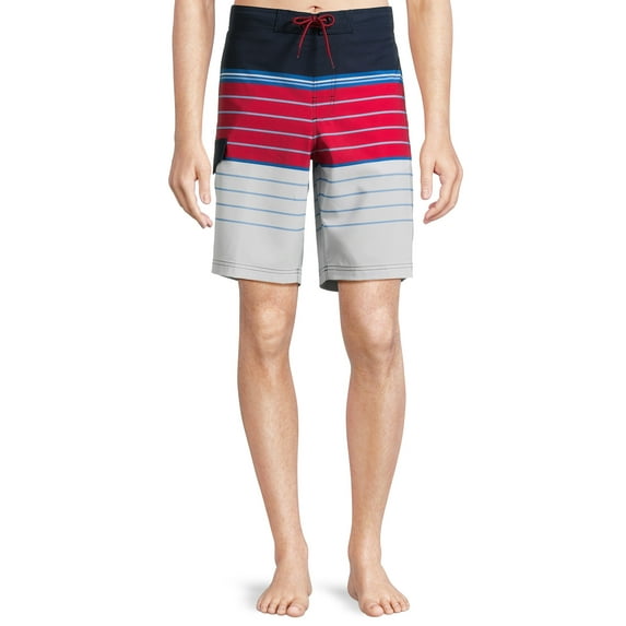 George Men's & Big Men's E-Board Swim Trunks with UPF 50+, 9" inseam, Sizes S-3XL